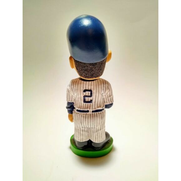 Derek Jeter Bobble Dobbles Bobblehead Yankees + 22" Mini NYY Wooden Bat 1998 - Picture 6 of 7